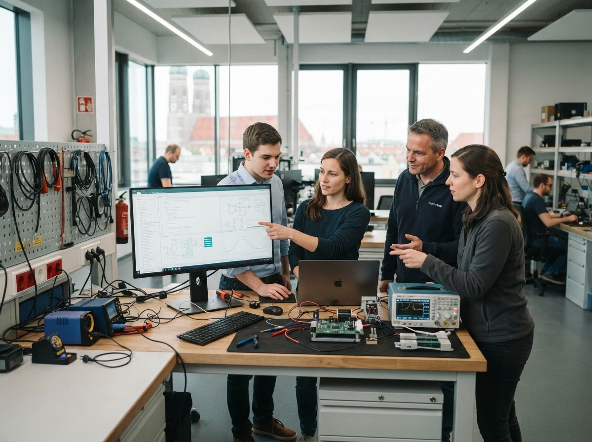 ZrotruTR3ND Team bei der Auswertung von Strategiedaten